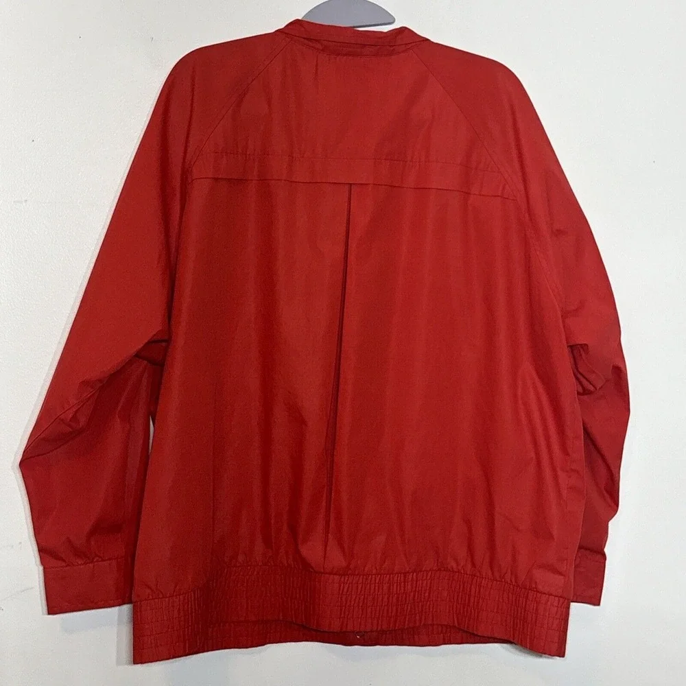 EUC Vintage Koret Womens Jacket Size XL Red Snap Front Lightweight‎ Windbreaker